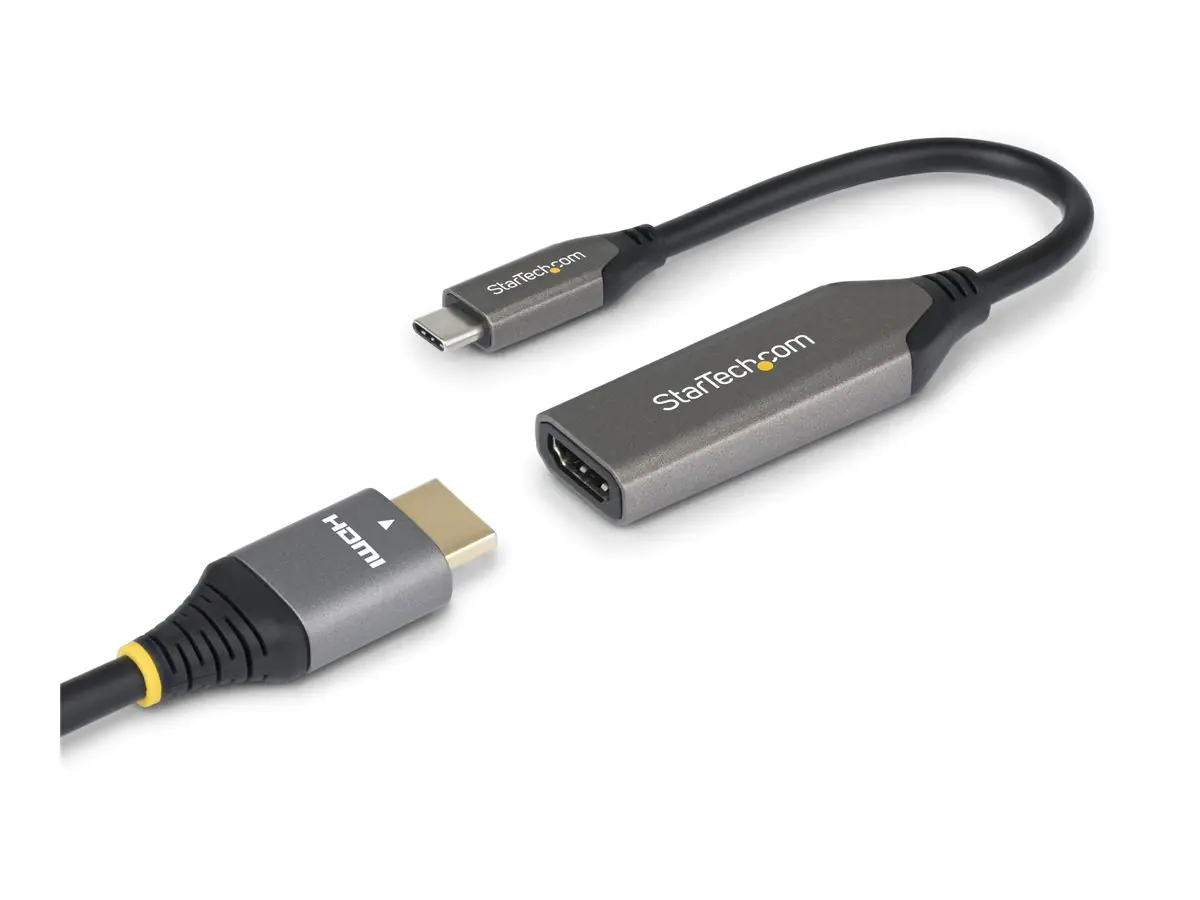 StarTech - Adapterkabel - 24 pin USB-C männlich zu HDMI männlich - Support von 8K 60 Hz, Support von 4K 144 Hz