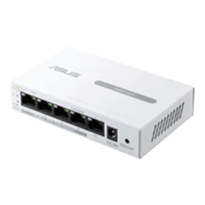 ASUS ExpertWiFi EBP15 - Switch - managed - 5 x 10/100/1000 - Desktop - PoE+ (60 W) 90IG08D0-MO3B00