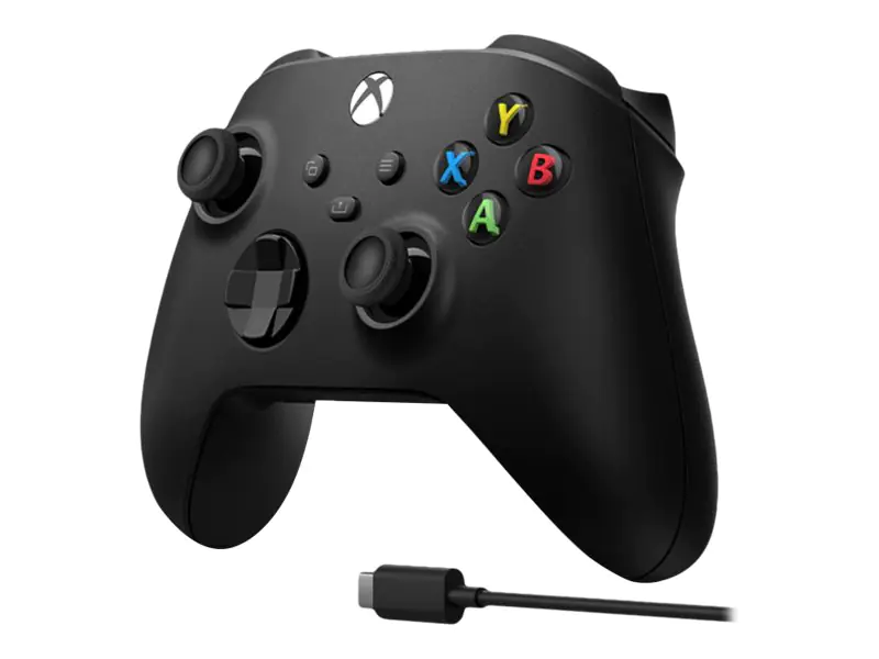Microsoft Xbox Wireless Controller + USB-C Cable - Game Pad - kabellos - Bluetooth - für PC, Microsoft Xbox One, Android, iOS, Microsoft Xbox Series S, Microsoft Xbox Series X