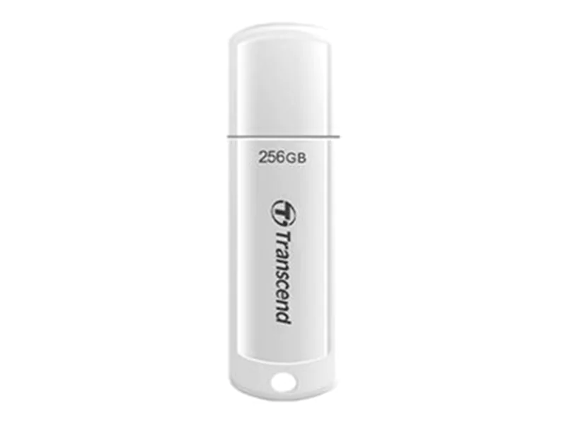 Transcend JetFlash 730 - USB-Flash-Laufwerk - 256 GB - USB 3.1 Gen 1 - weiß