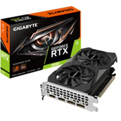Gigabyte GeForce RTX 3050 WINDFORCE OC 6G - OC Edition - Grafikkarten - GF RTX 3050 - 6 GB GDDR6 - PCIe 4.0 - 2 x DisplayPort, 2 x HDMI - Box