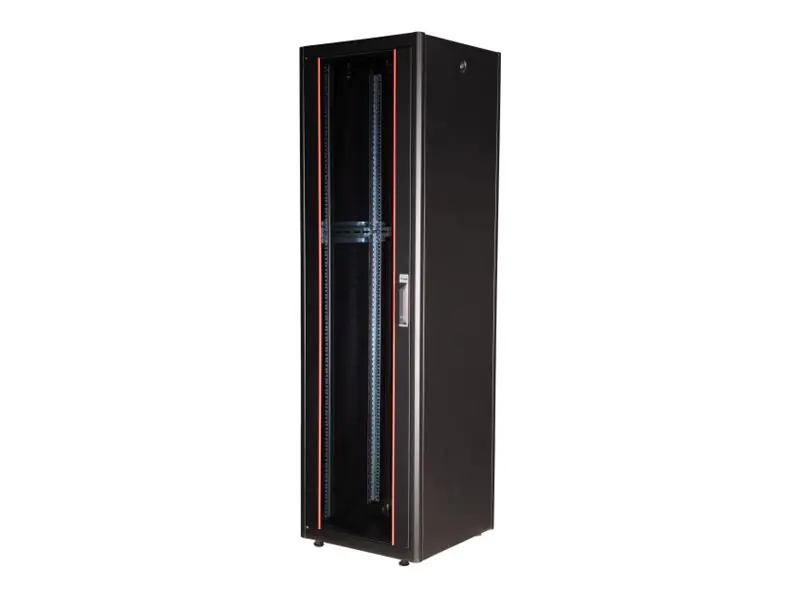 Equip Basic Flex Line - Schrank Netzwerkschrank - 600x600 mm, mit Glastür, abnehmbare und