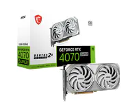 MSI GeForce RTX 4070 SUPER 12G VENTUS 2X WHITE OC - Grafikkarten - GeForce RTX 4070 Super - 12 GB GDDR6X - PCIe 4.0 - HDMI, 3 x DisplayPort - weiß - Box