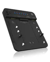 ICY BOX IB-2913MCL-C31 - HDD / SSD Dockingstation - Klonstation - 2,5" / 3,5" gemeinsam genutzt (6,4 cm/8,9 cm gemeinsam genutzt) - SATA - USB 3.2 (Gen 2) - Schwarz