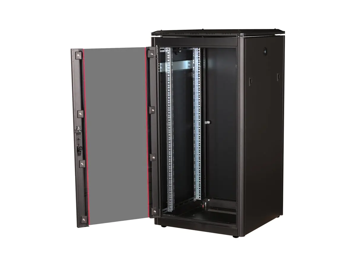 ROTRONIC-SECOMP Roline Pro - Schrank Netzwerkschrank - mit Glastür, 600 x 800 mm (B x T