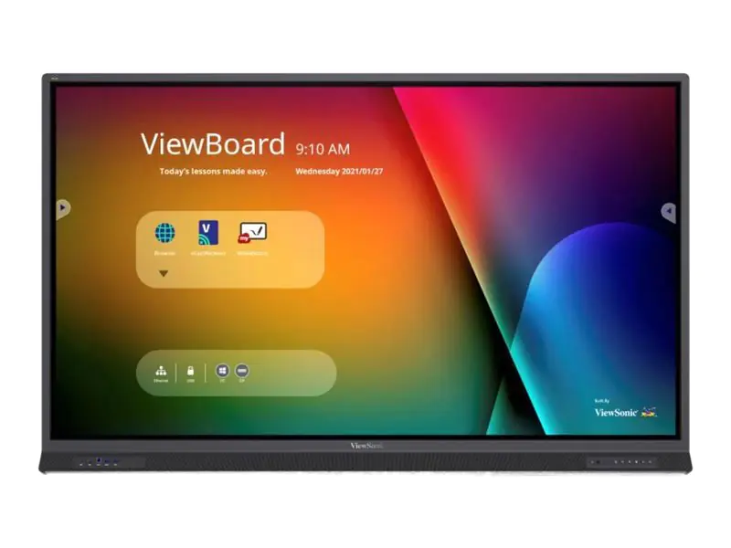 ViewSonic ViewBoard IFP7552-1BH - 190 cm (75") Diagonalklasse (189.2 cm (74.5") sichtbar) - IFP52 Series LCD-Display mit LED-Hintergrundbeleuchtung - interaktiv - 4K UHD (2160p) 3840 x 2160