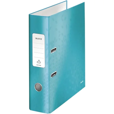 Leitz Ordner WOW 10050051 DIN A4 80mm Pappe eisblau Leitz Ordner WOW 10050051 DIN A4 80mm Pappe eisblau