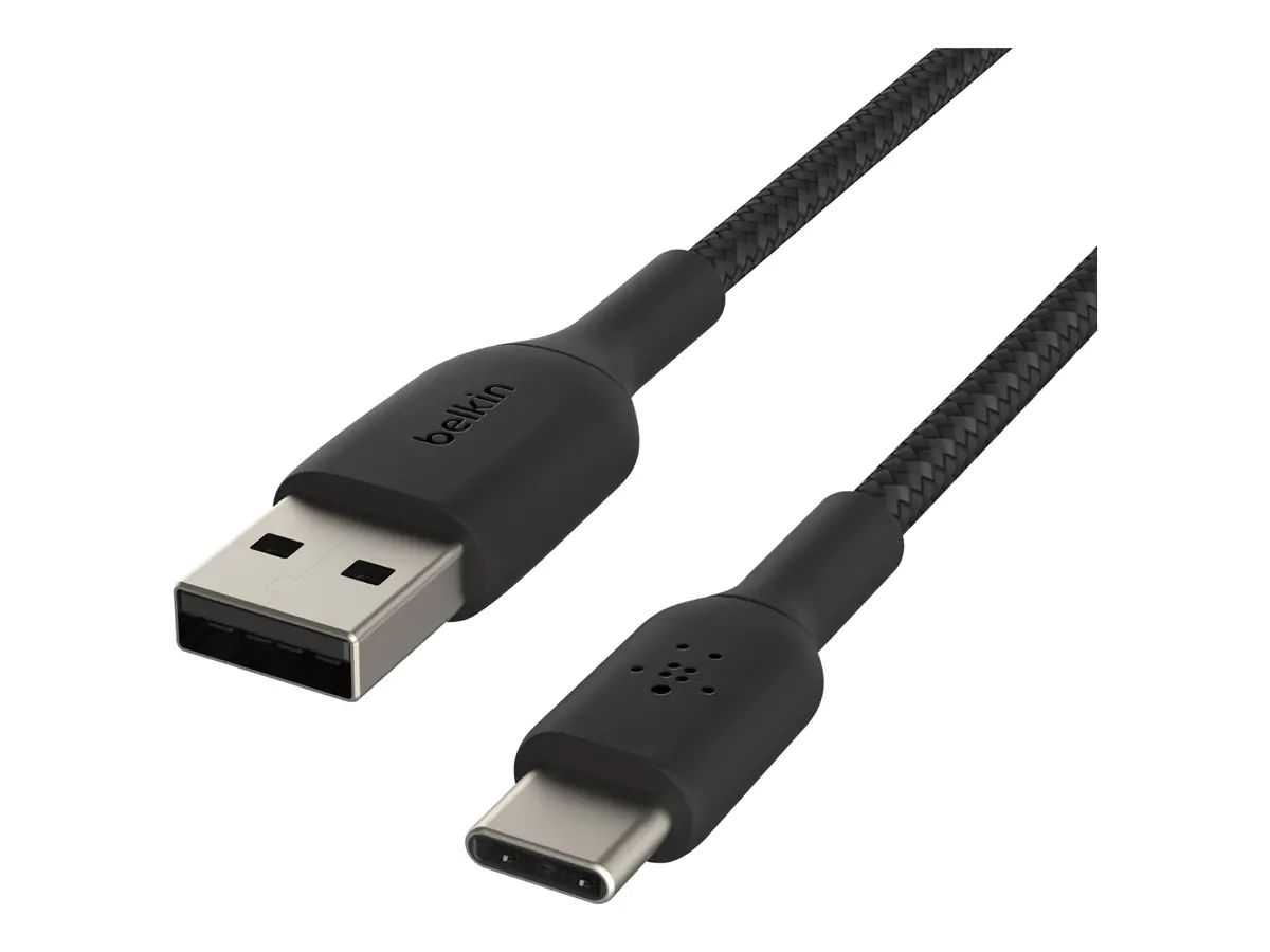 Belkin BoostCharge - USB-Kabel - 24 pin USB-C (M) zu USB (M) - 1 m - Schwarz Belkin BoostCharge - USB-Kabel - 24 pin USB-C (M) zu USB (M) - 1 m - Schwarz