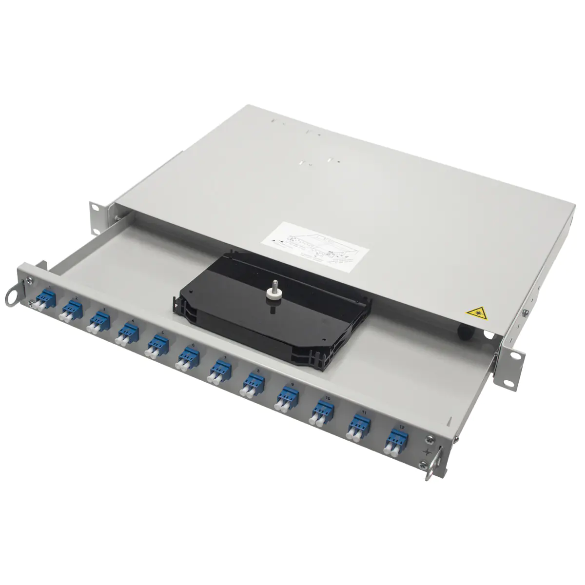 Telegärtner Karl Gärtner Rangiervert. PROFI 1HE m. 24xLCD Kupplung. 100022129 - TELEGÄRTNER 19"