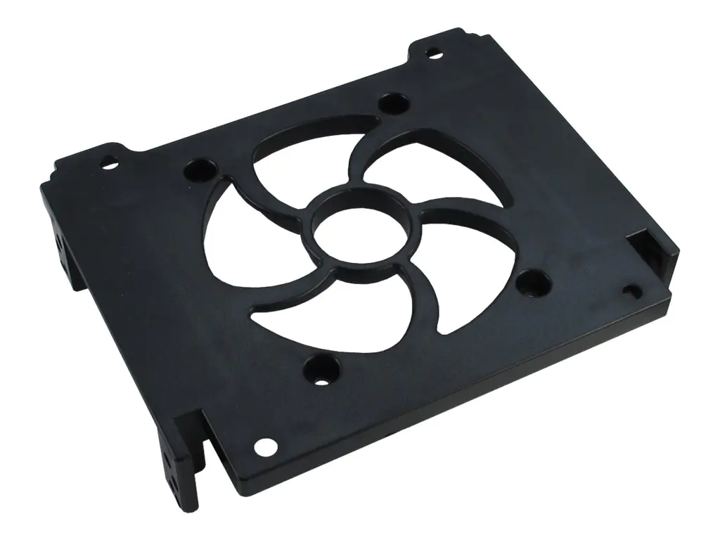 Inter-Tech HDD- / SSD-mounting frame - Laufwerksschachtadapter - 2.5", 3.5" (6.4 cm, 8.9 cm) - 5,25" bis 3,5" / 2,5" (13,3 cm bis 8,9/6,4 cm) - Schwarz