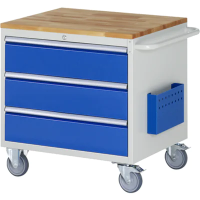 RAU Werkstattwagen 7000 770 x 795 x 650 mm (B x H x T) 3 Schubladen RAU Werkstattwagen 7000 770 x 795 x 650 mm (B x H x T) 3 Schubladen