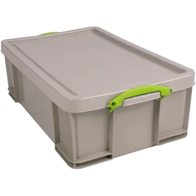 Really Useful Box Aufbewahrungsbox Recycling 71 x 23 x 44 cm (B x H x T) 50l Polypropylen, 100 % recycelt taubengrau Really Useful Box Aufbewahrungsbox Recycling 71 x 23 x 44 cm (B x H x T) 50l Polypropylen, 100 % recycelt taubengrau