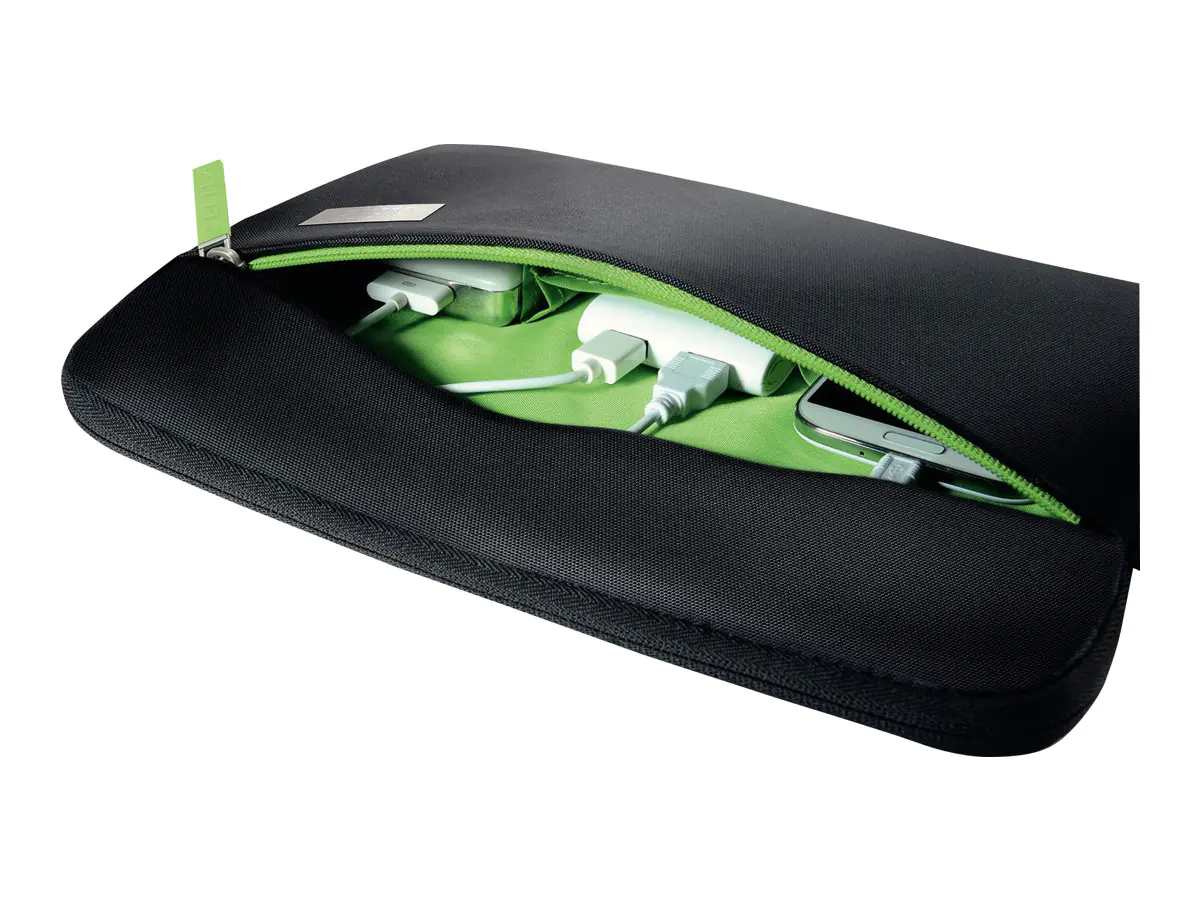 Leitz Complete Tablet Power Sleeve - Schutzhülle für Tablet / eBook-Reader - Metall, Polyester - Schwarz - 10"