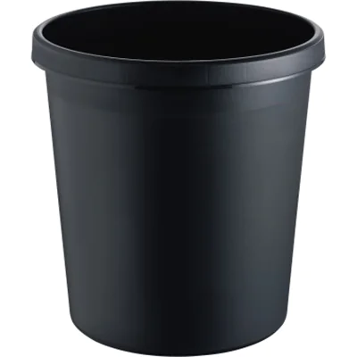 helit Papierkorb H6105895 18l rund Kunststoff schwarz helit Papierkorb H6105895 18l rund Kunststoff schwarz
