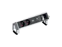 InLine - Angle adapter - HDMI männlich zu HDMI weiblich nach rechts abgewinkelt - Grau, Schwarz - unterstützt 8K UHD (7680 x 4320)