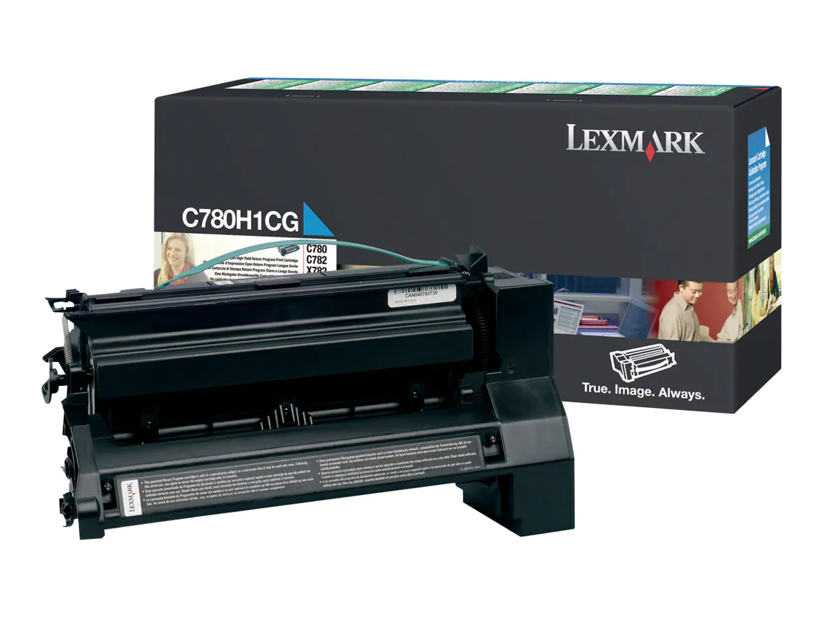 Lexmark - Hohe Ergiebigkeit - Cyan - Original - Tonerpatrone LCCP, LRP - für Lexmark C780dn, C780dtn, C780n, C782dn, C782dtn, C782n, X782e