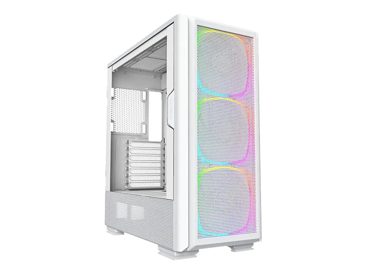 MONTECH Sky Two GX weiß Tempered Glass - Midi /Minitower - ATX