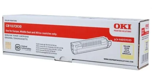 OKI - Gelb - Original - Tonerpatrone - für C810CDTN, 810DN, 810N, 830CDTN, 830dn, 830dtn, 830n OKI - Gelb - Original - Tonerpatrone - für C810CDTN, 810DN, 810N, 830CDTN, 830dn, 830dtn, 830n