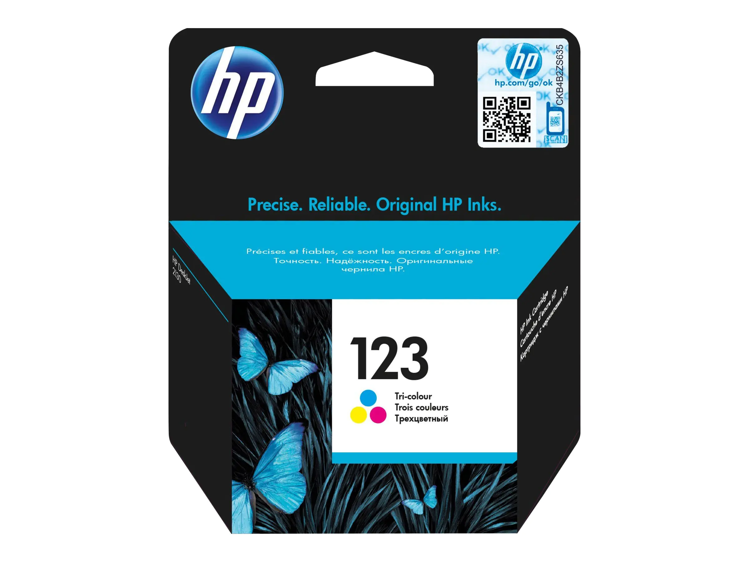 HP 123 - Farbe (Cyan, Magenta, Gelb) - original