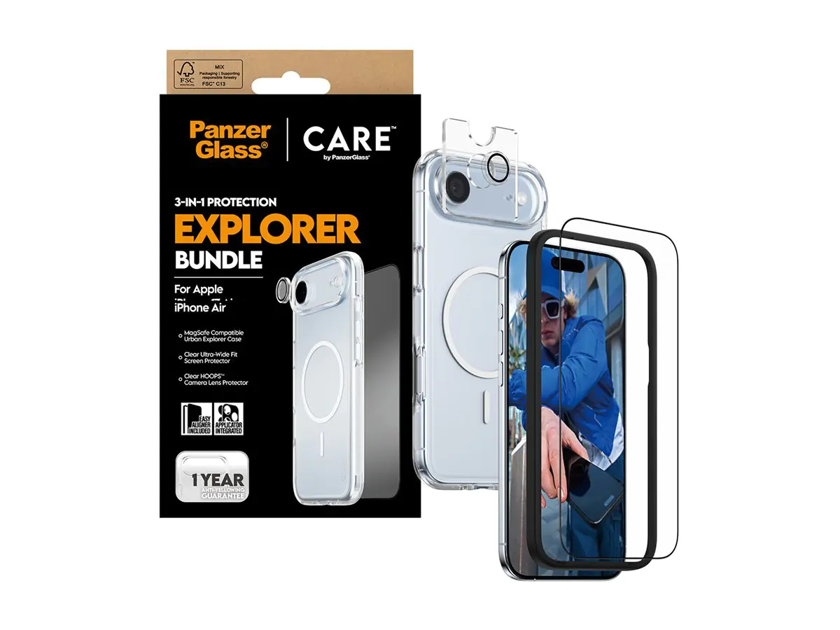 PanzerGlass CARE 3-in-1 Flagship Explorer Bundle iPhone Air