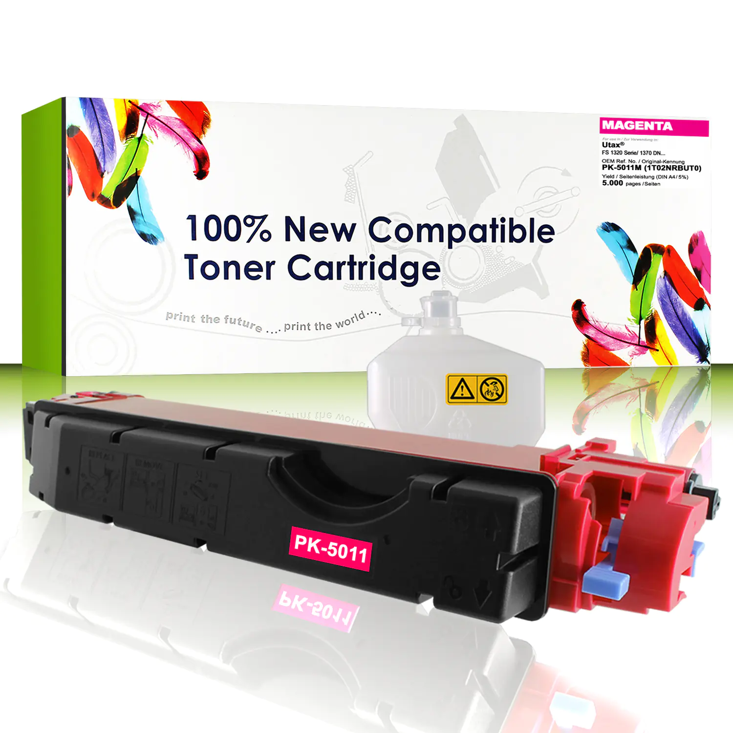 CartridgeWeb Toner kompatibel zu Utax 1T02NRBUT0 PK-5011M magenta 5.000 Seiten 1 Stück CartridgeWeb Toner kompatibel zu Utax 1T02NRBUT0 PK-5011M magenta 5.000 Seiten 1 Stück