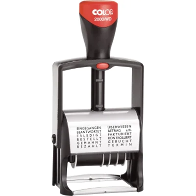 COLOP Stativ-Wortbandstempel 2000/WD D02 K 106975 schwarz COLOP Stativ-Wortbandstempel 2000/WD D02 K 106975 schwarz