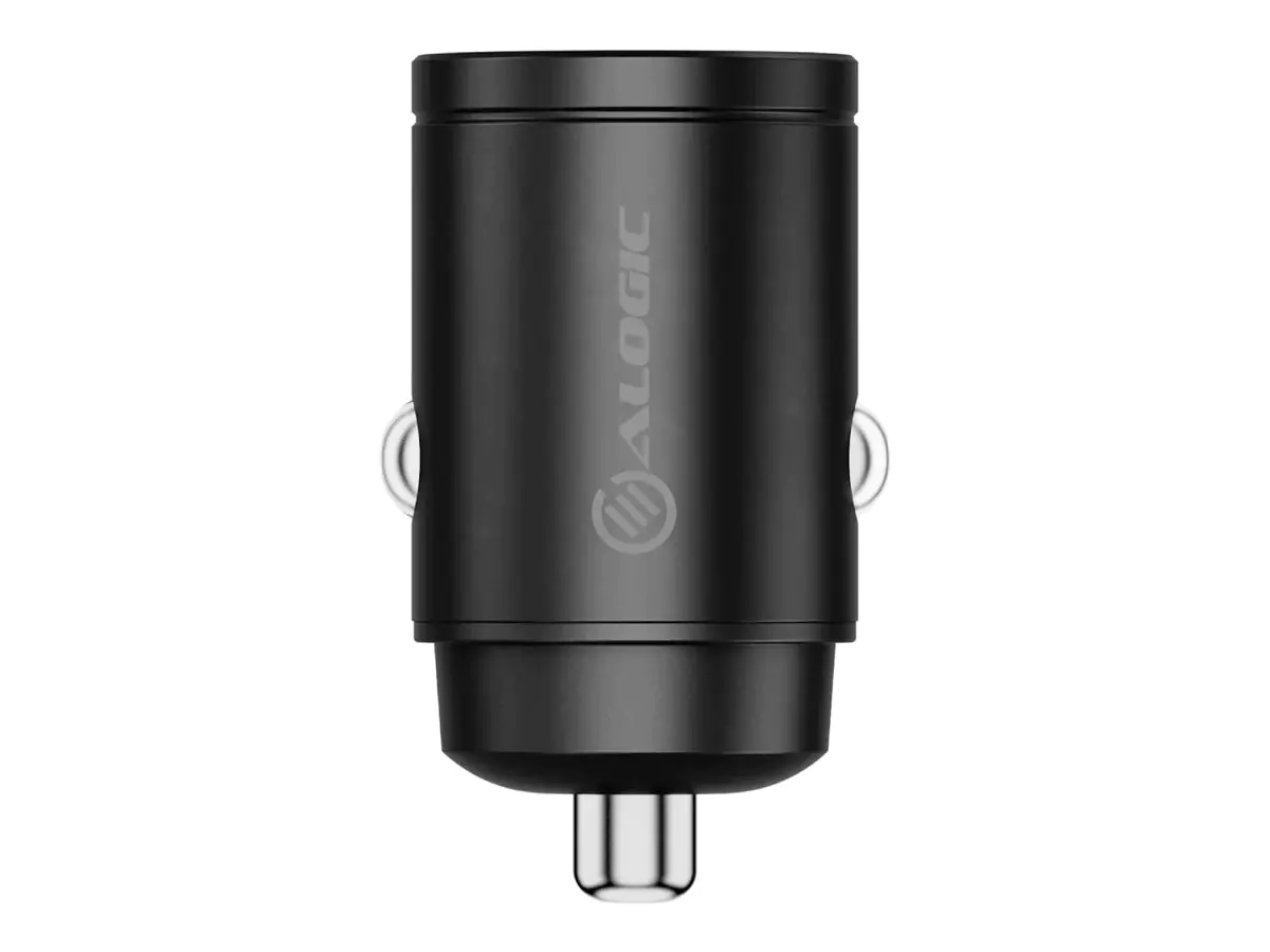 Alogic Rapid Power Mini - Auto-Netzteil - 30 Watt - 3 A - Fast Charge - 2 Ausgabeanschlussstellen (USB-C) CRCC30