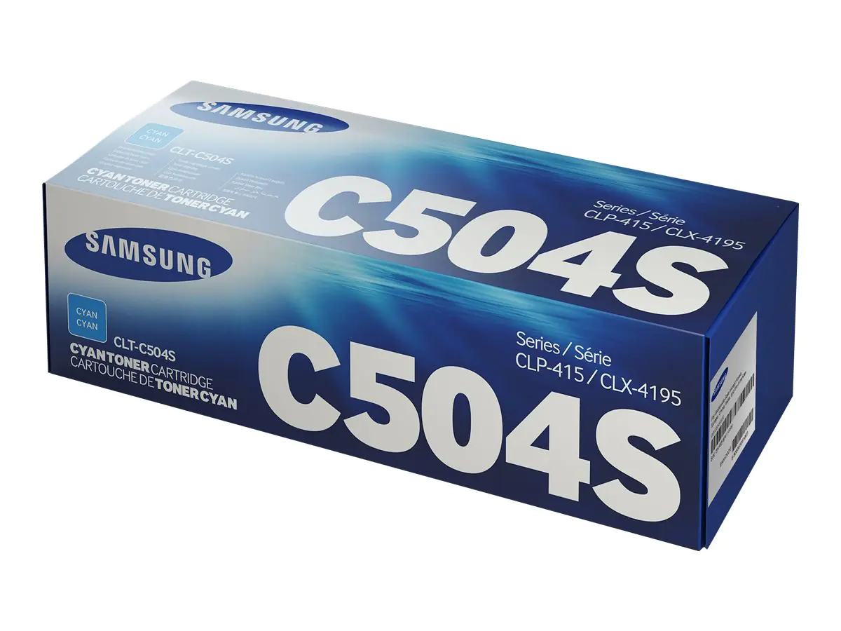 Samsung CLT-C504S - Cyan - Original - Tonerpatrone - für CLP-415N, 415NW; CLX-4195FN, 4195FW, 4195N; Xpress C1810W, C1860FW Samsung CLT-C504S - Cyan - Original - Tonerpatrone - für CLP-415N, 415NW; CLX-4195FN, 4195FW, 4195N; Xpress C1810W, C1860FW