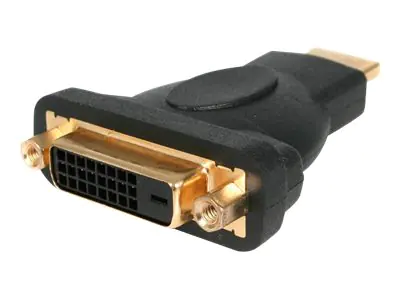 StarTech HDMI Male to DVI Female - HDMI to DVI-D Adapter - Bi-Directional - DVI to HDMI (HDMIDVIMF) - Videoadapter - Dual Link - HDMI männlich zu DVI-D weiblich - Schwarz - für P/N: DK31C3HDPD, DK31C3HDPDUE, SV221HUC4K, SV231DHU34K6, SV231HU34K6, SV431HU3