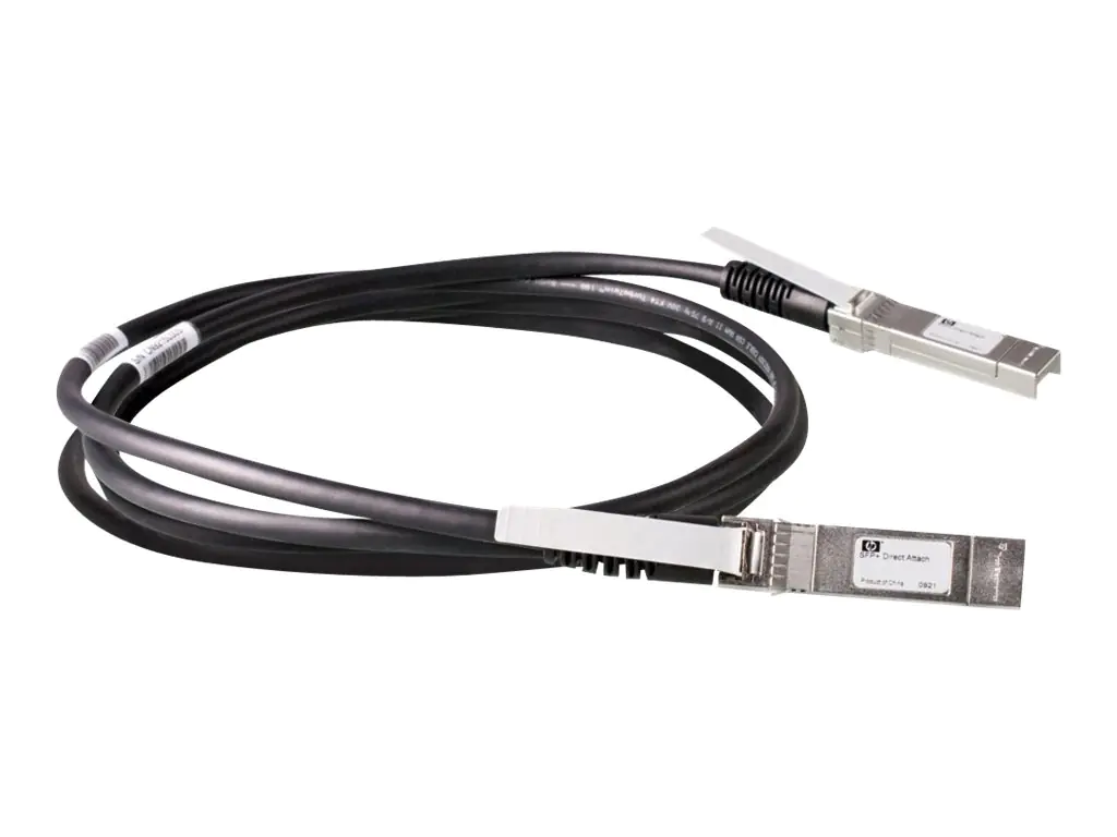 HPE X240 Direct Attach Cable - Netzwerkkabel - SFP+ zu SFP+ - 3 m - für HPE 59XX, 75XX; FlexFabric 12902; Modular Smart Array 1040; SimpliVity 380 Gen10, 380 Gen9