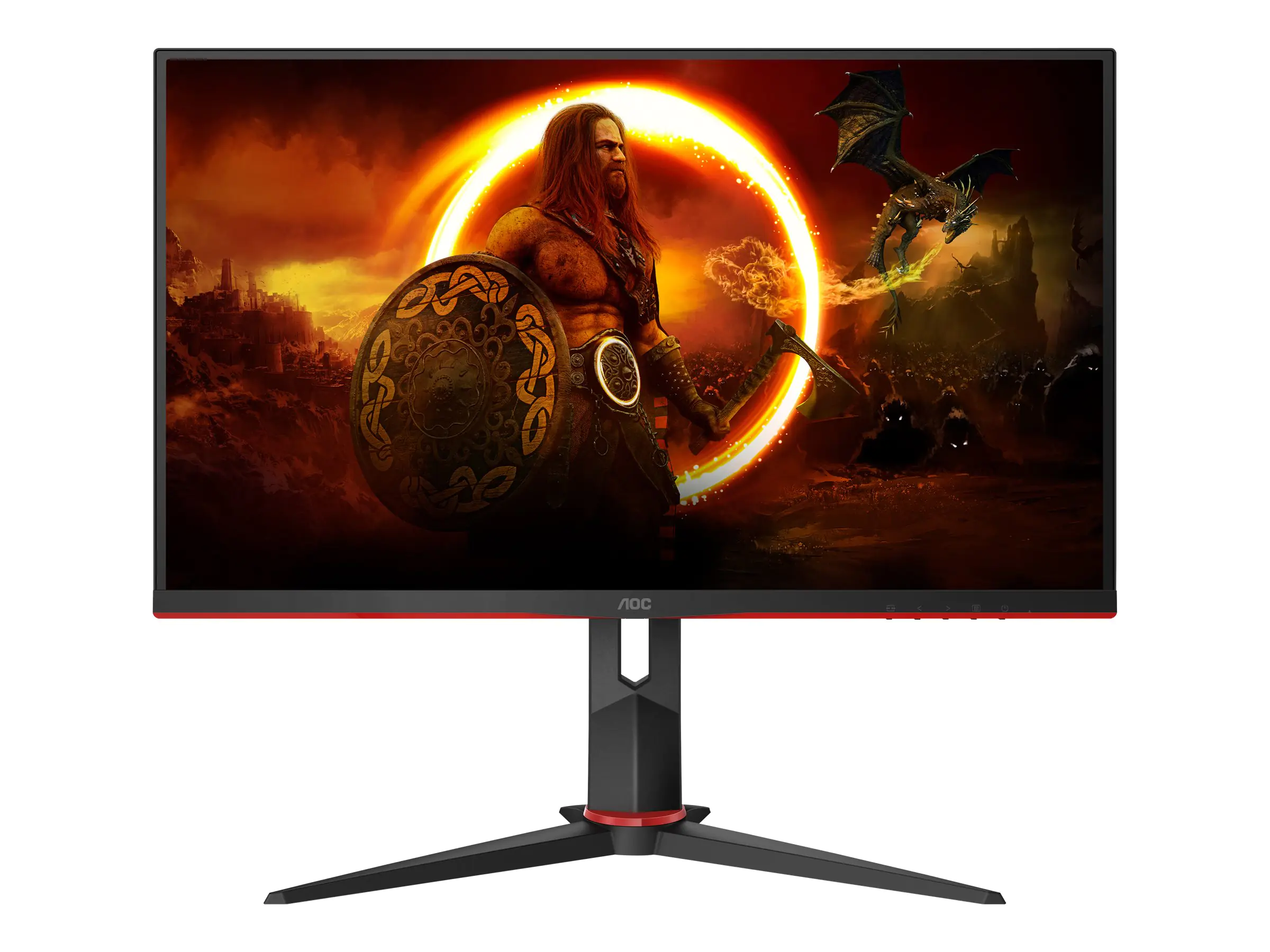 AOC Gaming 27G2SU/BK - LED-Monitor - Gaming - 68.6 cm (27") - 1920 x 1080 Full HD (1080p) @ 165 Hz - VA - 350 cd/m² - 1 ms - 2xHDMI, DisplayPort - Lautsprecher