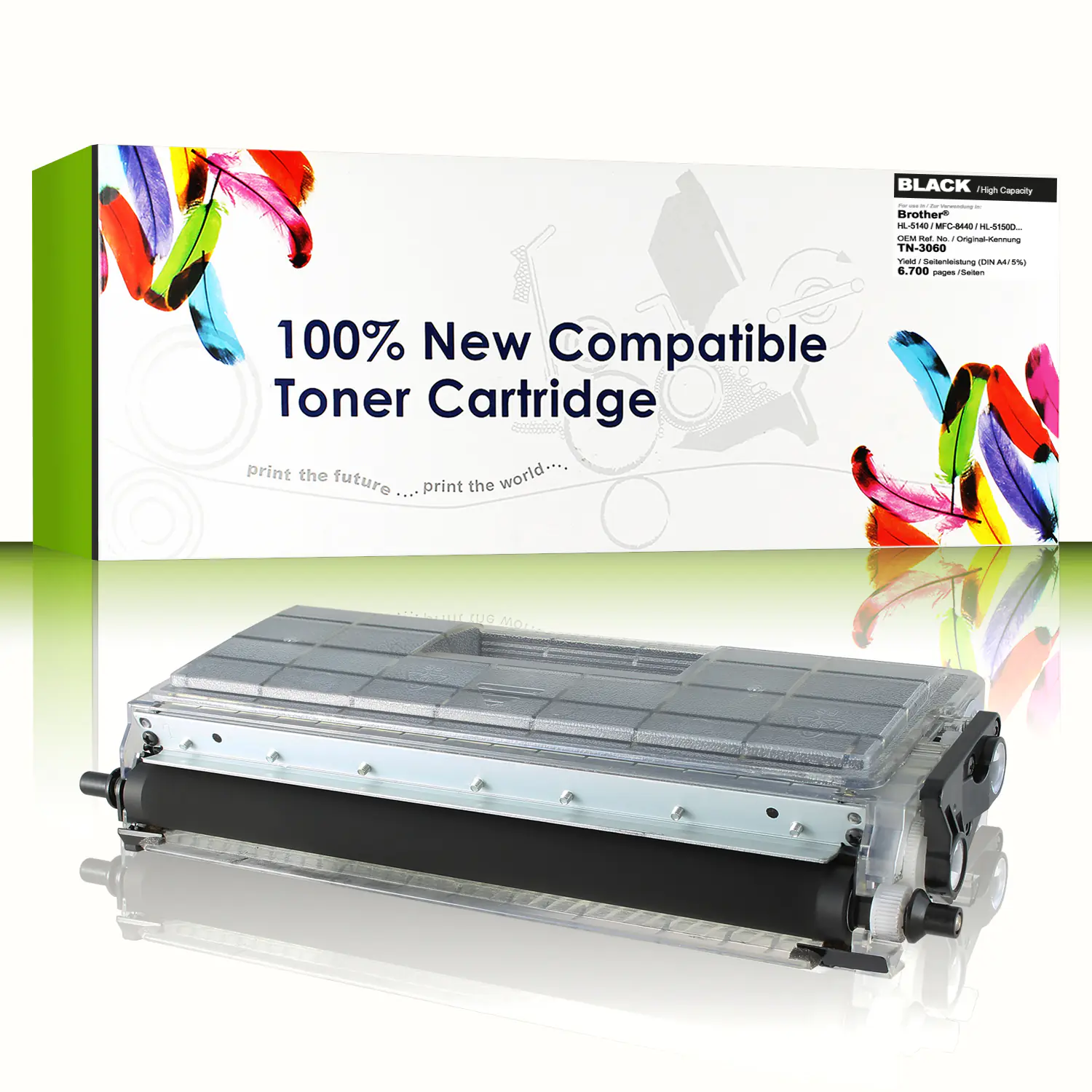 CartridgeWeb Toner kompatibel zu Brother TN3060 schwarz 6.700 Seiten CartridgeWeb Toner kompatibel zu Brother TN3060 schwarz 6.700 Seiten