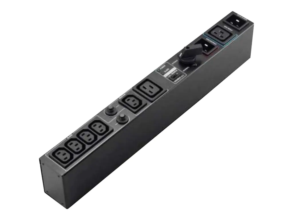PowerWalker MBS - Umleitungsschalter (Rack - einbaufähig) - Wechselstrom 208/220/230/240 V - Ausgangsanschlüsse: 6 - 48.3 cm (19") - Schwarz - für PowerWalker VI 1000 RLP, VI 2000 RLP, VI 3000 RLP