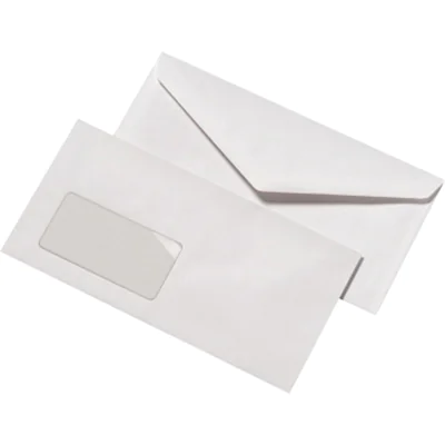 MAILmedia Briefumschlag DIN lang 220 x 110 mm (B x H) mit Fenster 72g/m² mit gummierter Klappe Papier weiß 1.000 St./Pack. MAILmedia Briefumschlag DIN lang 220 x 110 mm (B x H) mit Fenster 72g/m² mit gummierter Klappe Papier weiß 1.000 St./Pack.