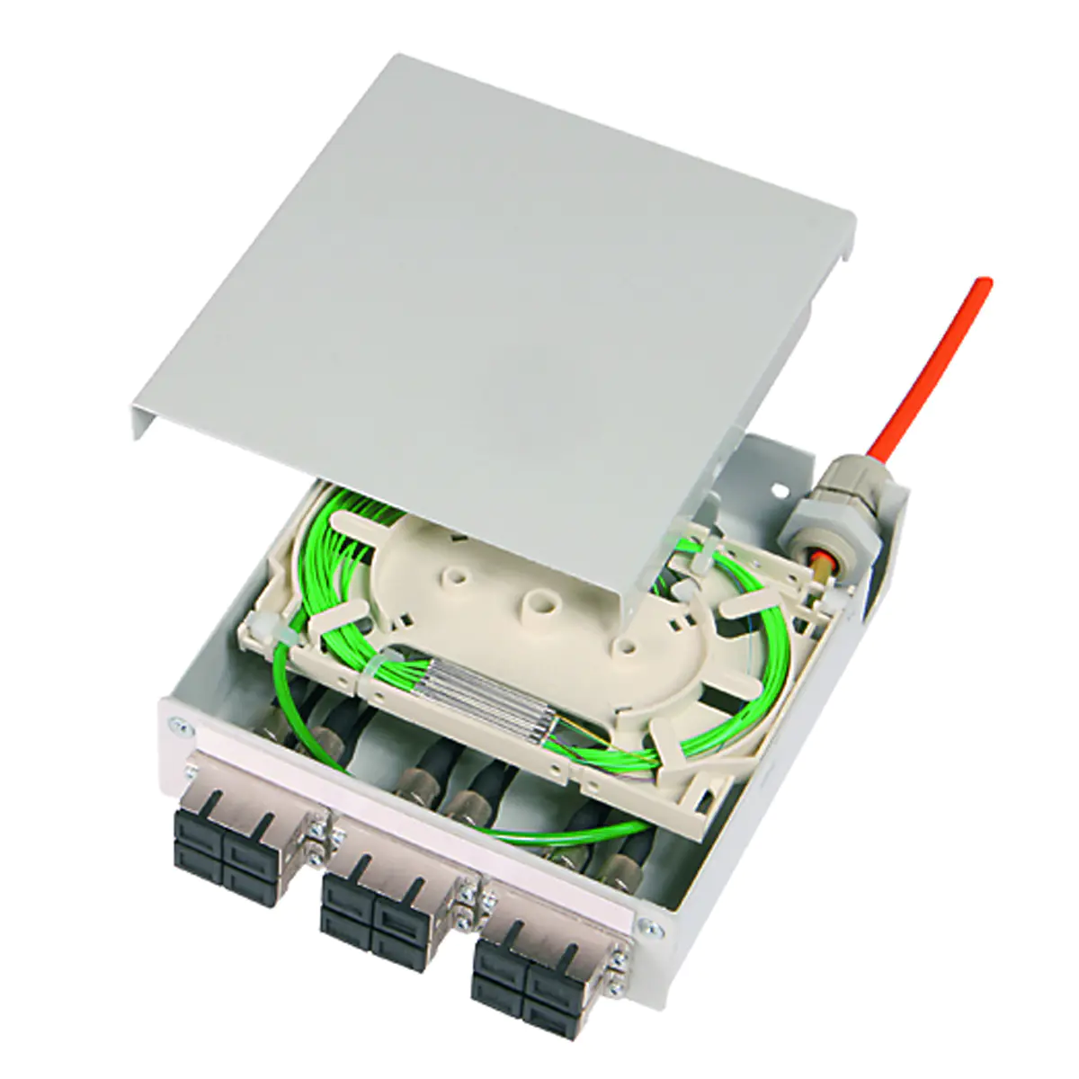 Telegärtner Karl Gärtner Telegärtner STX Mounting Rail Distributor - Glasfaser-Verteilerbox