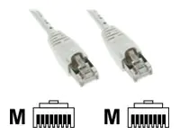 InLine - Patch-Kabel - RJ-45 (M) zu RJ-45 (M) - 7.5 m - SFTP - CAT 5e - geformt - weiß