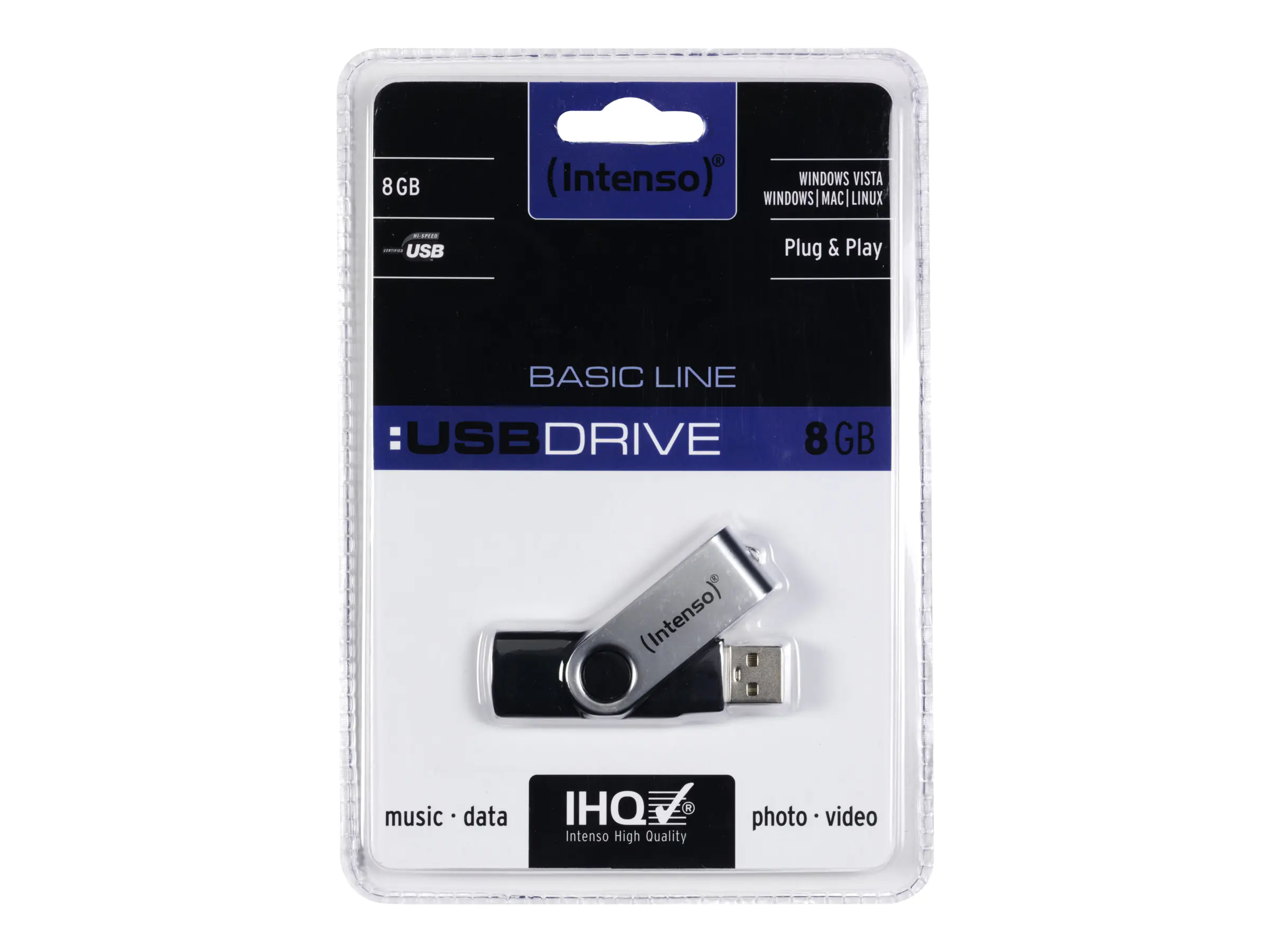 Intenso Basic Line - USB-Flash-Laufwerk - 8 GB - USB 2.0