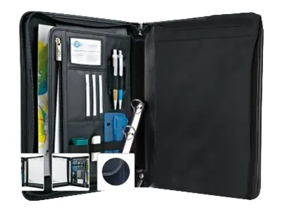 WEDO Konferenzmappe Elegance 585001 DIN A4 Kunstleder schwarz