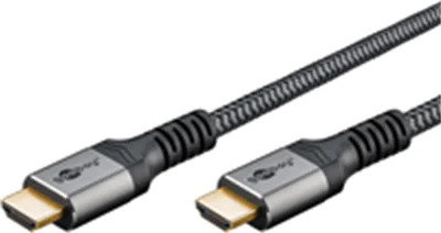 Goobay High-Speed-HDMI -Kabel mit Ethernet 10 m Sharkskin Grey - HDMI -Stecker Typ A> Goobay High-Speed-HDMI -Kabel mit Ethernet 10 m Sharkskin Grey - HDMI -Stecker Typ A>