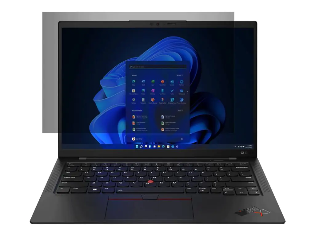 Targus 4Vu - Blickschutzfilter für Notebook - entfernbar - Klebestreifen, Schiebelaschen, Flexi-