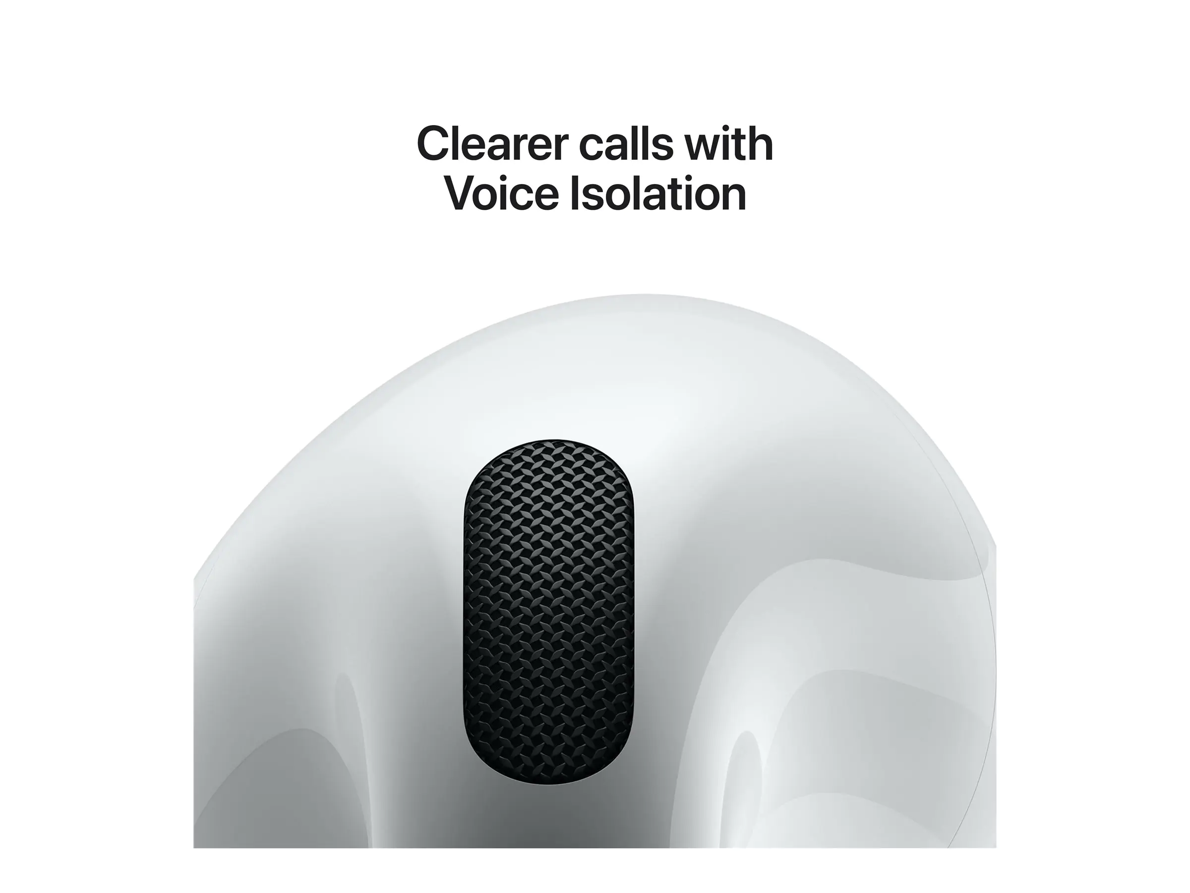 Apple AirPods 4 with Active Noise Cancellation - True Wireless-Kopfhörer mit Mikrofon - Ohrstöpsel - Bluetooth - aktive Rauschunterdrückung - weiß