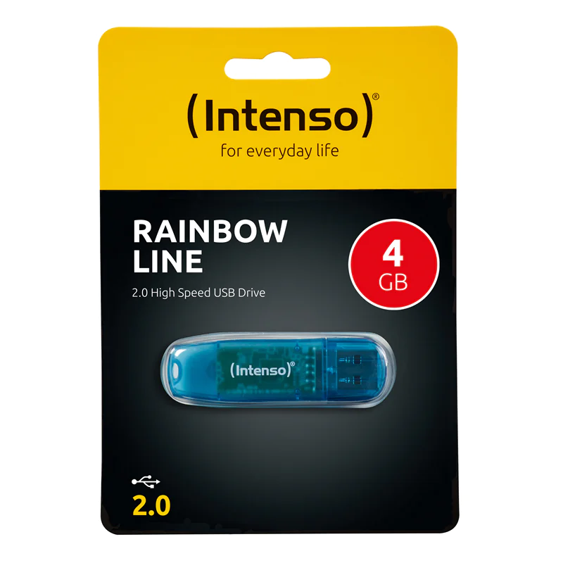 Intenso Rainbow Line - USB-Flash-Laufwerk - 4 GB - USB 2.0 Intenso Rainbow Line - USB-Flash-Laufwerk - 4 GB - USB 2.0