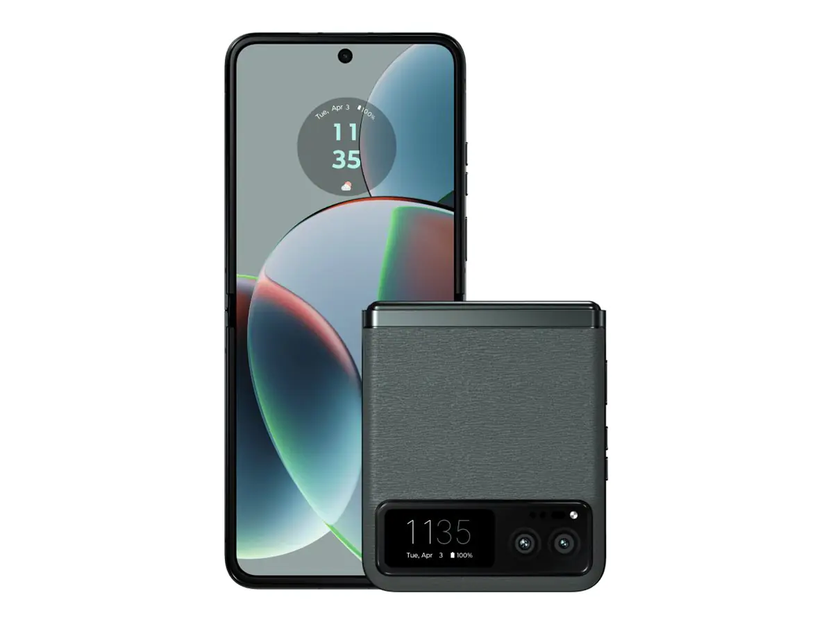 Motorola RAZR 40 - 5G Smartphone - Dual-SIM - RAM 8 GB / Interner Speicher 256 GB - pOLED-Display - 6.9" - 2640 x 1080 Pixel (144 Hz) - 2 x Rückkamera 64 MP, 13 MP - front camera 32 MP - Sage Green