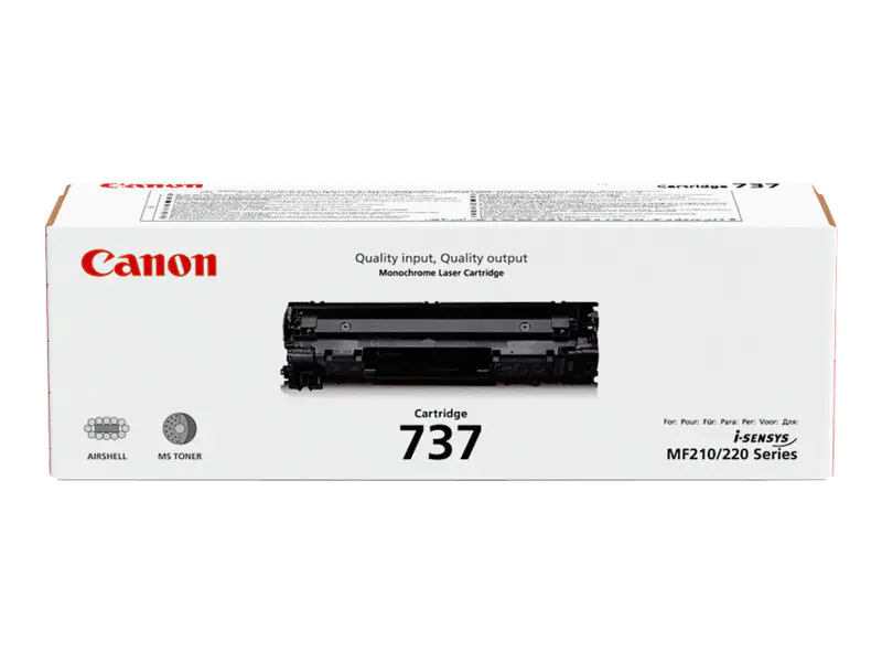 Canon 737 - Schwarz - Original - Tonerpatrone - für i-SENSYS LBP151, MF211, MF216, MF217, MF229, MF231, MF232, MF237, MF244, MF247, MF249