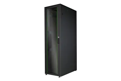 Digitus Unique DN-19 42U-6/10-B-1 - Schrank Netzwerkschrank - Schwarz, RAL 9005 - 42HE - 48.3 cm (19")
