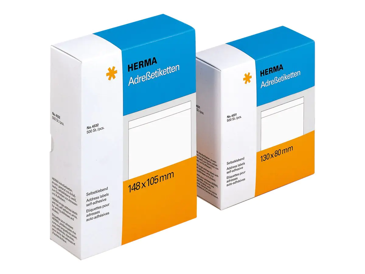 HERMA Adressetikett 4332 148x105mm weiß 500 St./Pack.
