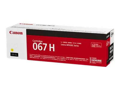 Canon 067 H - Mit hoher Kapazität - Gelb - original - Tonerpatrone - für Satera MF654Cdw, MF656Cdw Canon 067 H - Mit hoher Kapazität - Gelb - original - Tonerpatrone - für Satera MF654Cdw, MF656Cdw