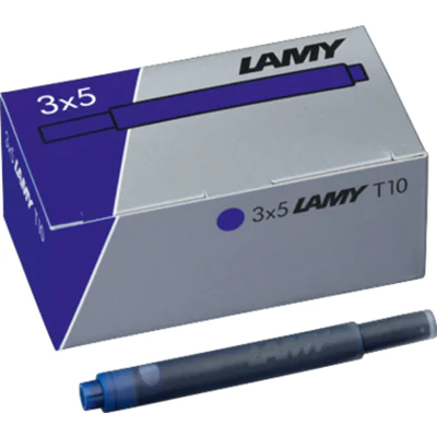 Lamy Tintenpatrone T 10 Großraumtintenpatrone löschbar blau 15 St./Pack. Lamy Tintenpatrone T 10 Großraumtintenpatrone löschbar blau 15 St./Pack.