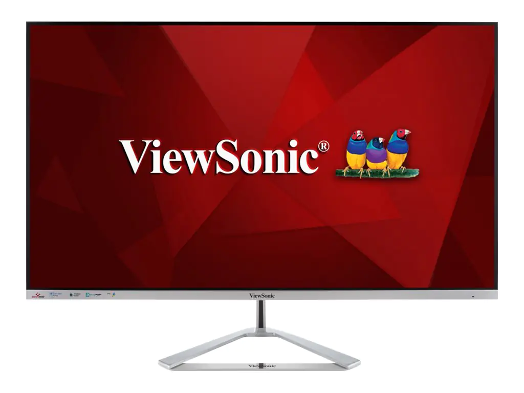 ViewSonic VX3276-MHD-3 - LED-Monitor - 81.3 cm (32") (31.5" sichtbar) - 1920 x 1080 Full HD (1080p) @ 75 Hz - IPS - 250 cd/m² - 1200:1 - 4 ms - HDMI, VGA, DisplayPort - Lautsprecher
