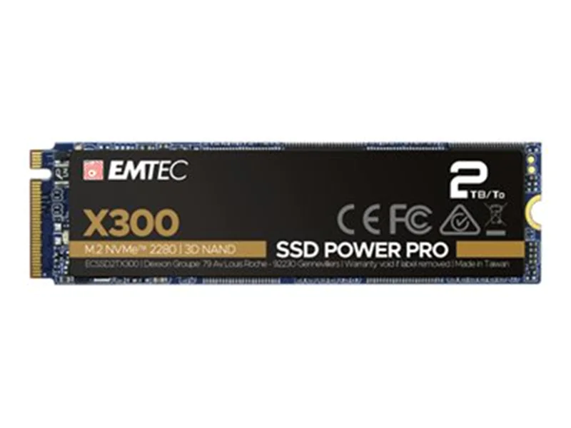 EMTEC Power Pro X300 - SSD - 2 TB - intern - M.2 2280 - PCIe 3.0 x4 (NVMe)